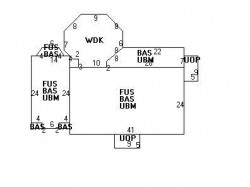 166 Neshobe Rd, Newton MA 02468-1337 floor plan