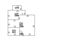 1401 Walnut St, Newton MA 02461-1851 floor plan