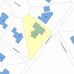 49 Osborne Path, Newton MA  02459-3542 plot plan