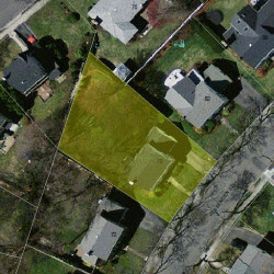 78 Fessenden St, Newton MA  02460-1120 aerial view