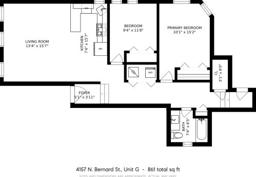 4157 Bernard St, Chicago IL  60618-2205 exterior