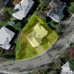 155 Cynthia Rd, Newton MA 02459-2865 aerial view