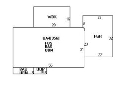9 Oak Hill St, Newton MA 02459-3454 floor plan