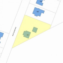 150 Beethoven Ave, Newton MA 02468-1728 plot plan