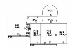 129 Dorset Rd, Newton MA 02468-1454 floor plan
