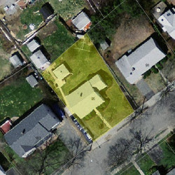 95 Albert Rd, Newton MA 02466-1300 aerial view