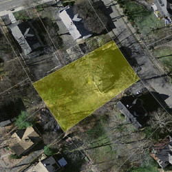 214 Bellevue St, Newton MA  02458-1813 aerial view