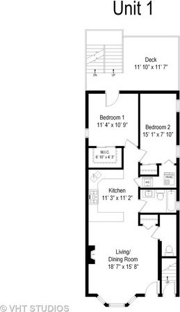 1711 Whipple St, Chicago IL  60647-5026 exterior