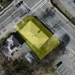 538 California St, Newton MA 02460-1243 aerial view
