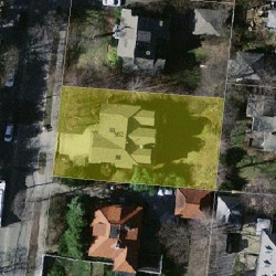 982 Centre St, Newton MA  02459-1265 aerial view