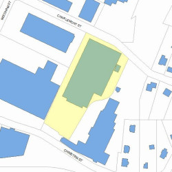 160 Charlemont St, Newton MA  02461-1999 plot plan