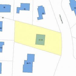 59 Fordham Rd, Newton MA 02465-1208 plot plan