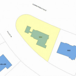 1684 Commonwealth Ave, Newton MA  02465-2821 plot plan
