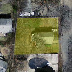 9 Higgins St, Newton MA 02466-1406 aerial view