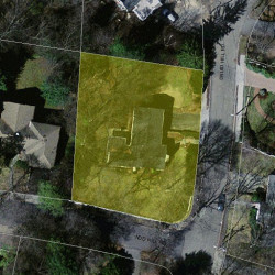 19 Druid Hill Rd, Newton MA 02461-2022 aerial view