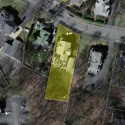19 Prescott St, Newton MA 02460-1613 aerial view