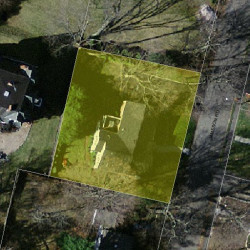 15 Jameson Rd, Newton MA  02458-2601 aerial view