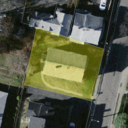 67 Jewett St, Newton MA  02458-1512 aerial view