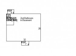65 Falmouth Rd, Newton MA  02465-1132 floor plan