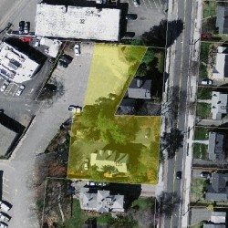 135 Winchester St, Newton MA  02461-2129 aerial view