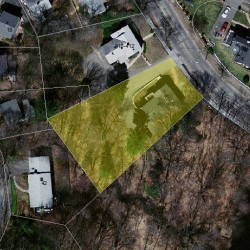 404 Fuller St, Newton MA 02465-2824 aerial view