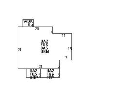 6 Quirk Ct, Newton MA  02458-1224 floor plan