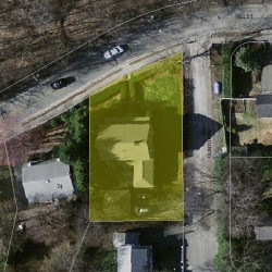 68 Mill St, Newton MA 02459-1126 aerial view