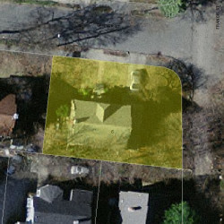 6 Garner St, Newton MA 02459-1610 aerial view
