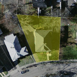 67 Elgin St, Newton MA  02459-2046 aerial view