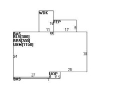 89 Adeline Rd, Newton MA  02459-2742 floor plan