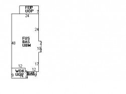 10 Jefferson St, Newton MA 02458-1710 floor plan