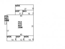 28 Westbourne Rd, Newton MA 02459-1616 floor plan