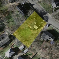 202 Bellevue St, Newton MA  02458-1813 aerial view