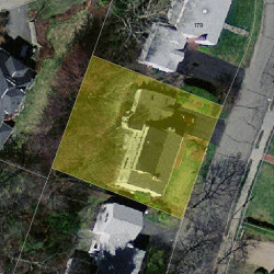 185 Kirkstall Rd, Newton MA 02460-2452 aerial view