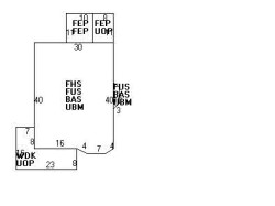 88 Jewett St, Newton MA 02458-1524 floor plan