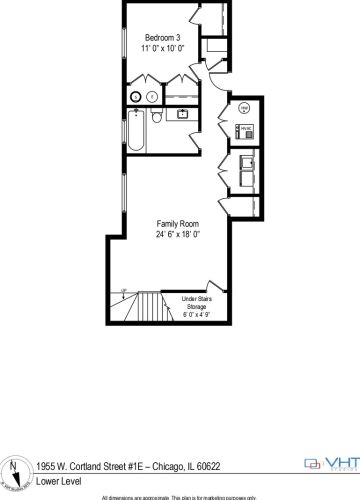 1955 Cortland St, Chicago IL  60622-8510 exterior