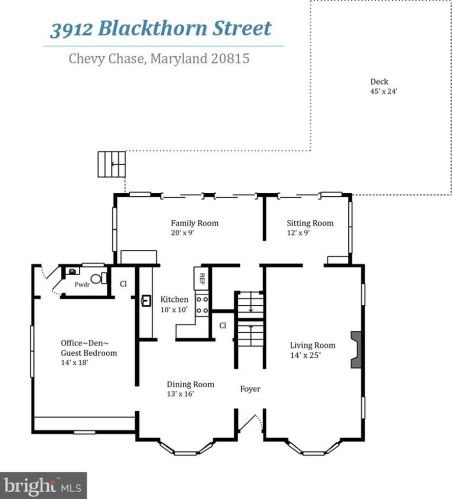 3912 Blackthorn St, Bethesda MD 20815-5056 exterior