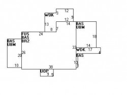 51 Beaumont Ave, Newton MA 02460-2313 floor plan