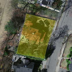 51 Fisher Ave, Newton MA 02461-1142 aerial view