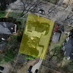 24 Moreland Ave, Newton MA 02459-2115 aerial view