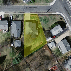 10 Charlemont St, Newton MA  02461-1908 aerial view