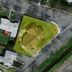 95 Albemarle Rd, Newton MA 02460-1136 aerial view