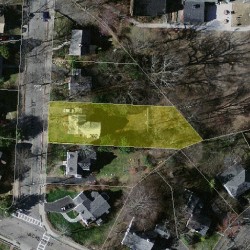 302 Cypress St, Newton MA 02459-2230 aerial view