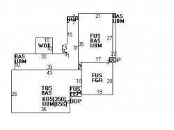 933 Centre St, Newton MA 02459-1235 floor plan