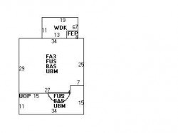 35 Warwick Rd, Newton MA 02465-1723 floor plan