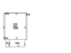 45 Grant St, Newton MA  02465-1508 floor plan