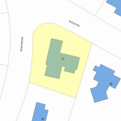 87 Boulder Rd, Newton MA 02459-2648 plot plan