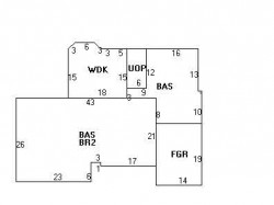 19 Stanley Rd, Newton MA 02468-2337 floor plan