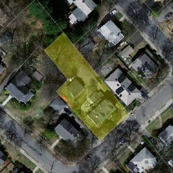 37 Brewster Rd, Newton MA  02461-1335 aerial view