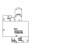 47 Brookline St, Newton MA 02467 floor plan